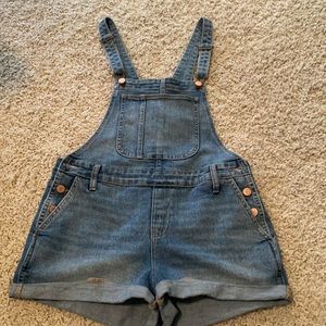 Jean Romper Shorts